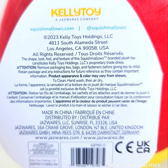 AIKA 🔁 FLOYD 🦎🍟 Axolotl & Fries Flip A Mallows Original Squishamallow ☆》NWT《☆ - Picture 13 of 13